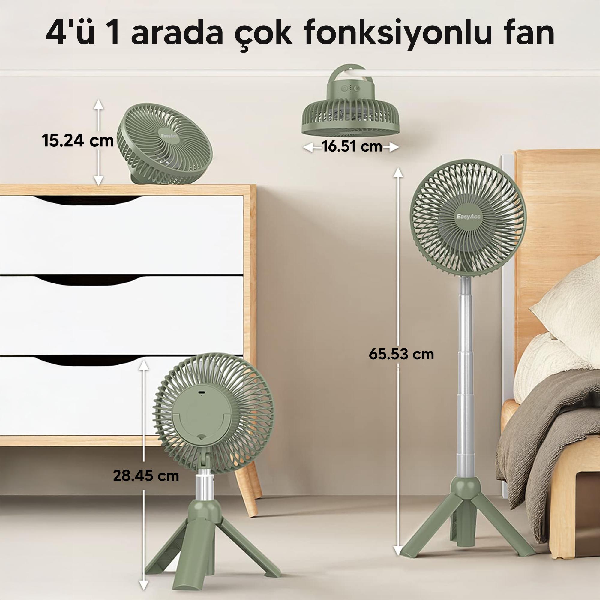 Hag%20Şarjlı%20Teleskopik%20Vantilatör%20Kamp%20Lambası%20İç%20ve%20Dış%20Mekan%20Serinleticili%20Çadır%20Fanı